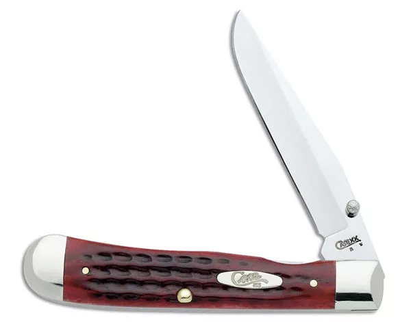 02743 – Case Knife Trapper Lock Old Red