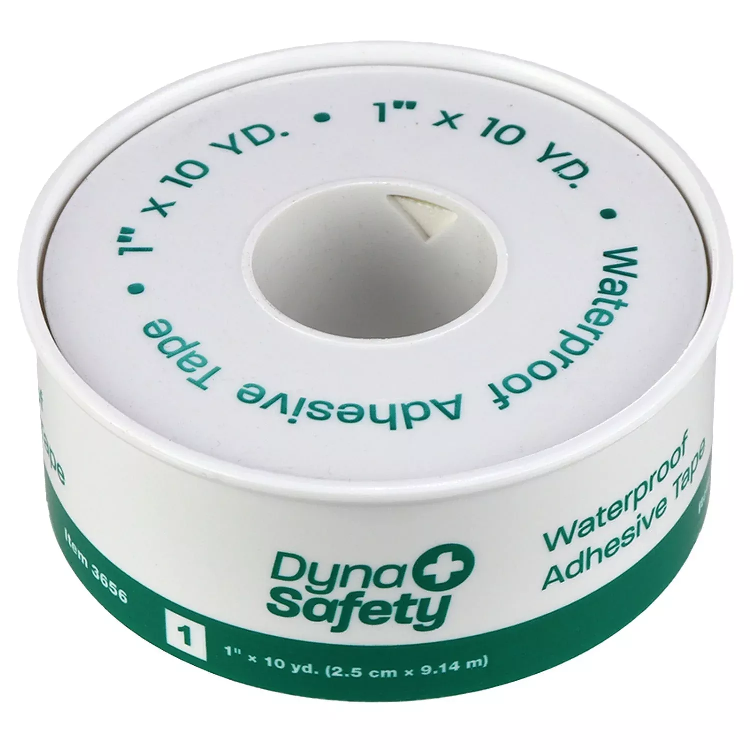 1″x10 yd. Waterproof tape, plastic spool, 1 ea.