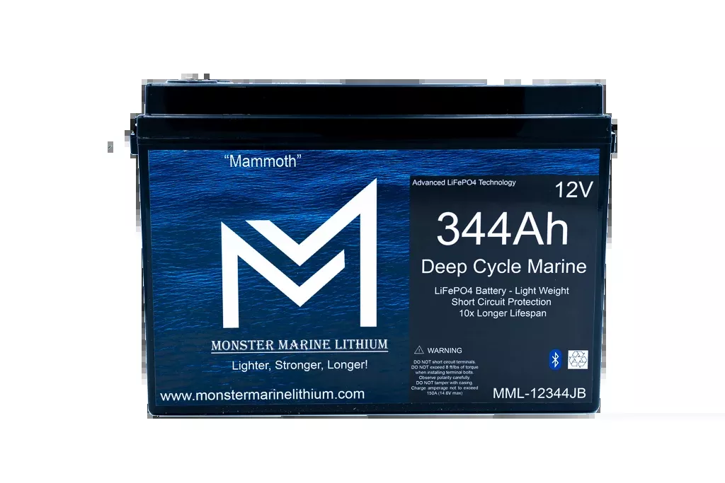 12v 344Ah Lithium Deep cycle MML-12344B Bluetooth