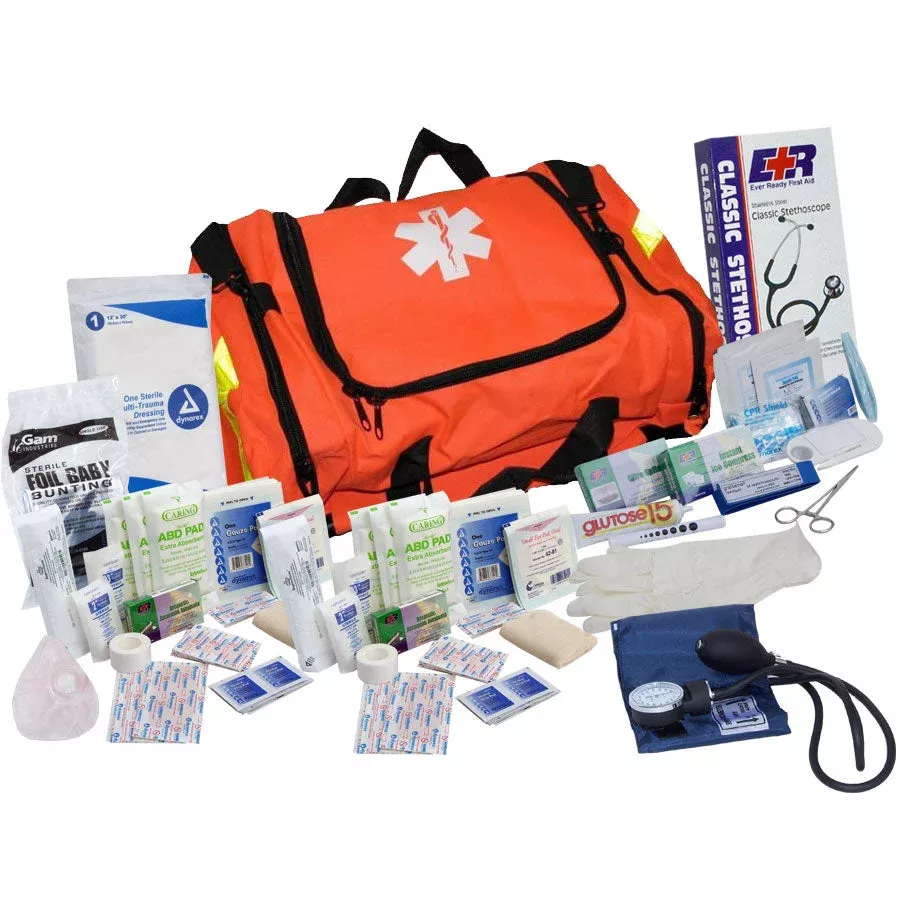 151 Piece First Responder Kit – Orange