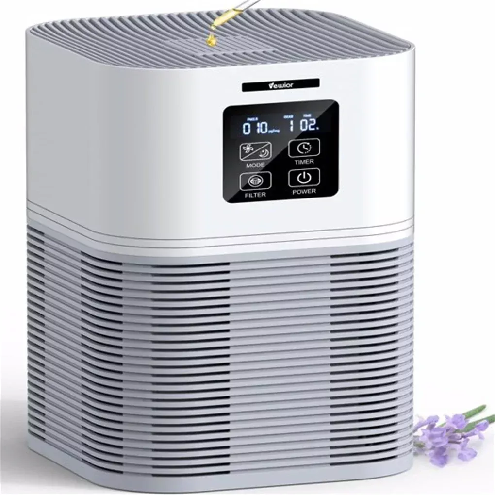 2 in 1 Air Purifier H13 HEPA with Aromatherapy for Allergies Pets Odor