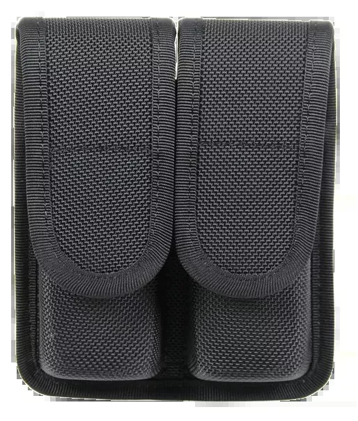 44A001 Cordura Double Magazine Pouch – Black