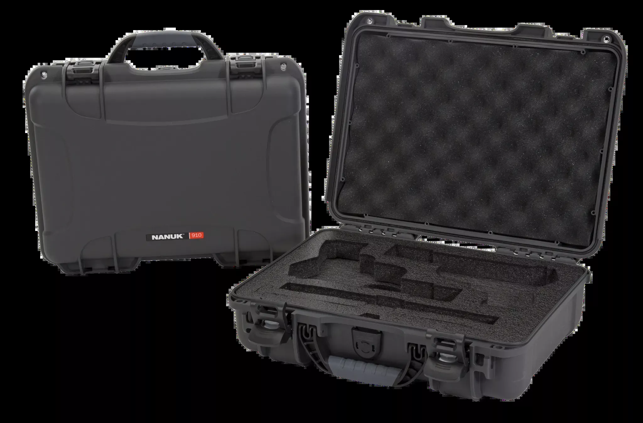 910 Classic 2 Up Pistol Case – Graphite