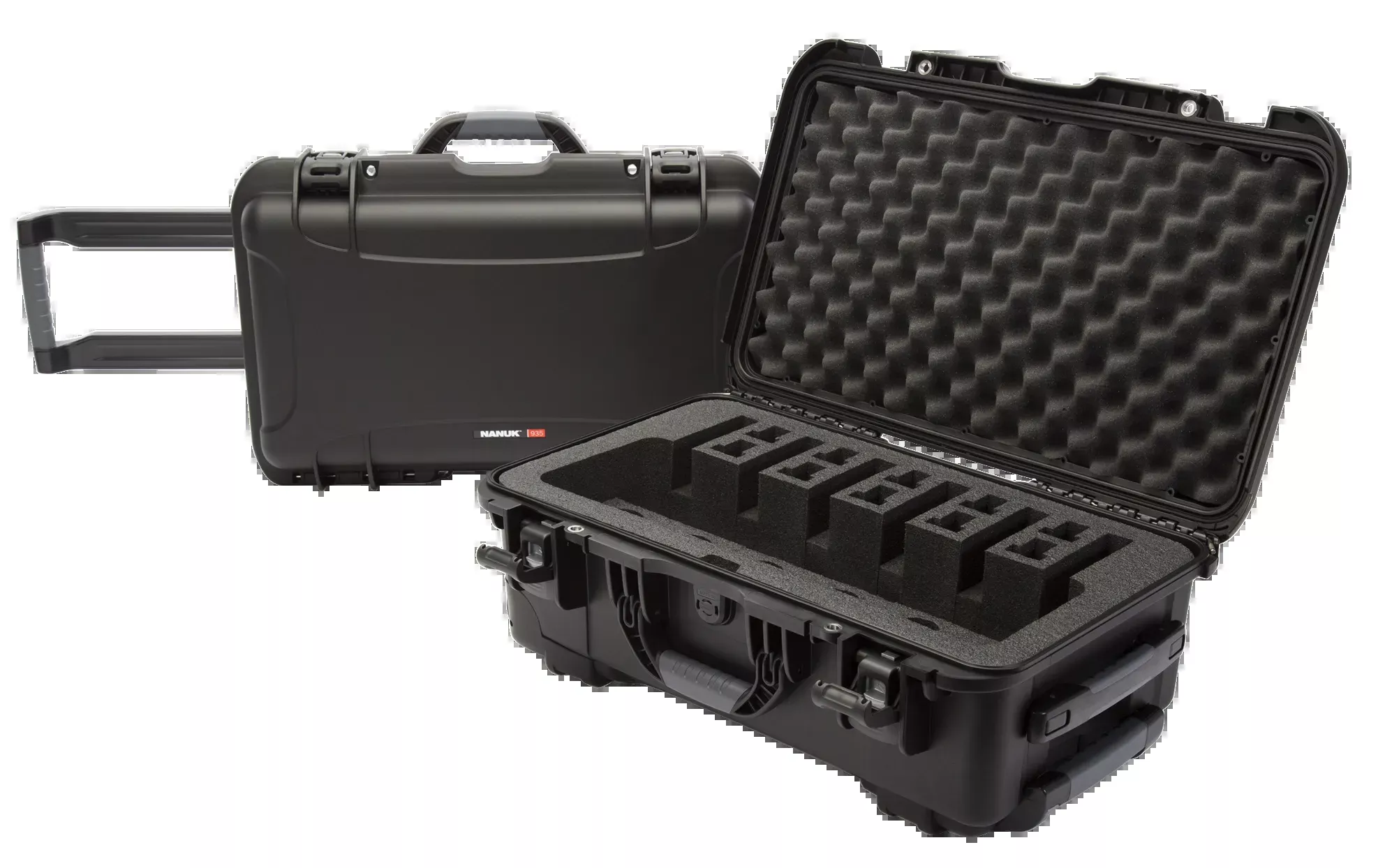 935 6 Up Pistol Case with Foam – Black