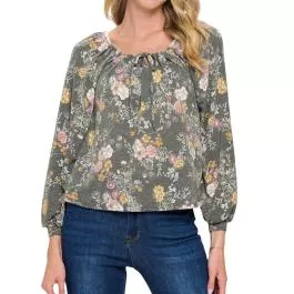 Accent Accessories Women’s Zina Floral Top