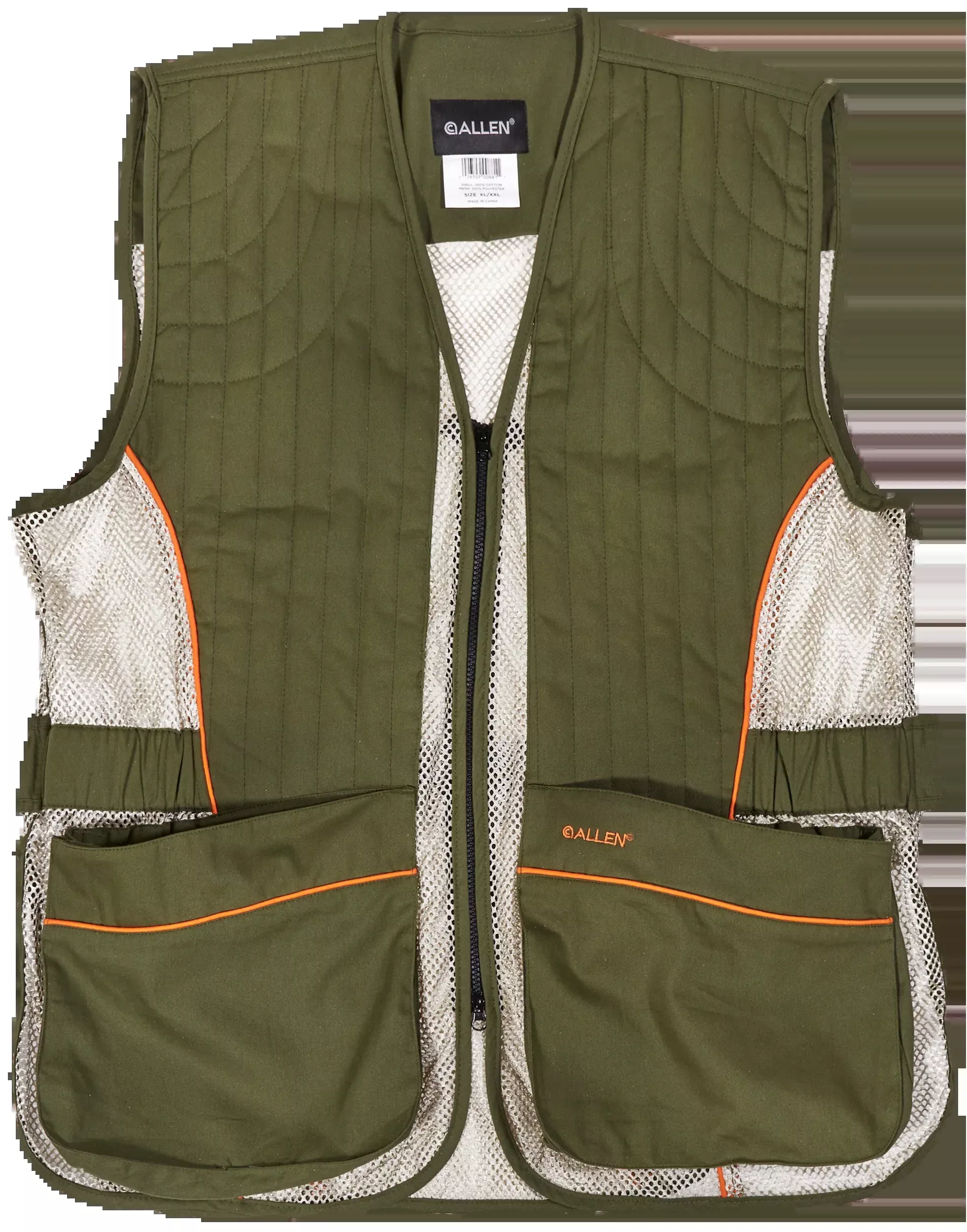 Ace Shooting Vest – Olive/Tan