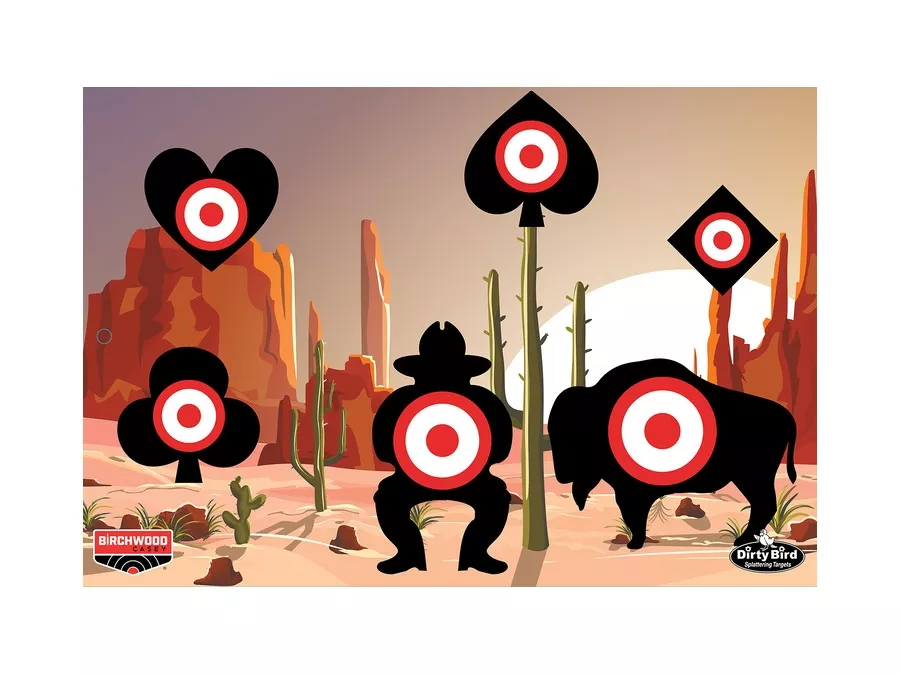 Aces High Dirty Bird Target 12″ x 18″ 6 Pack