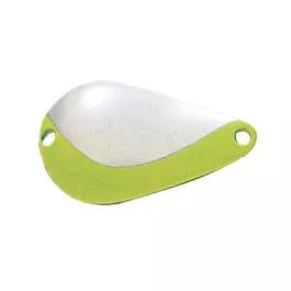 Acme Tackle K.O. Wobbler - 3/4 oz. - Nickel/Chartreuse Stripe