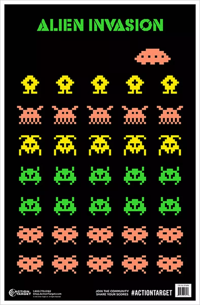 Action Target Inc Action, Action Gsalienin100 Alien 100 Bx