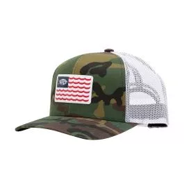 AFTCO Canton Trucker Hat - Green Camo