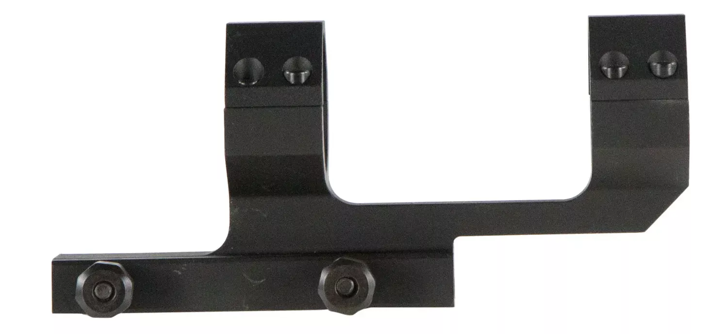 Aim Sports Cantilever Scope Mount/Ring Combo Black Anodized 30mm Tube Medium Rings Cantilever Mount 1.50″ Mount Height Aluminum Rifle