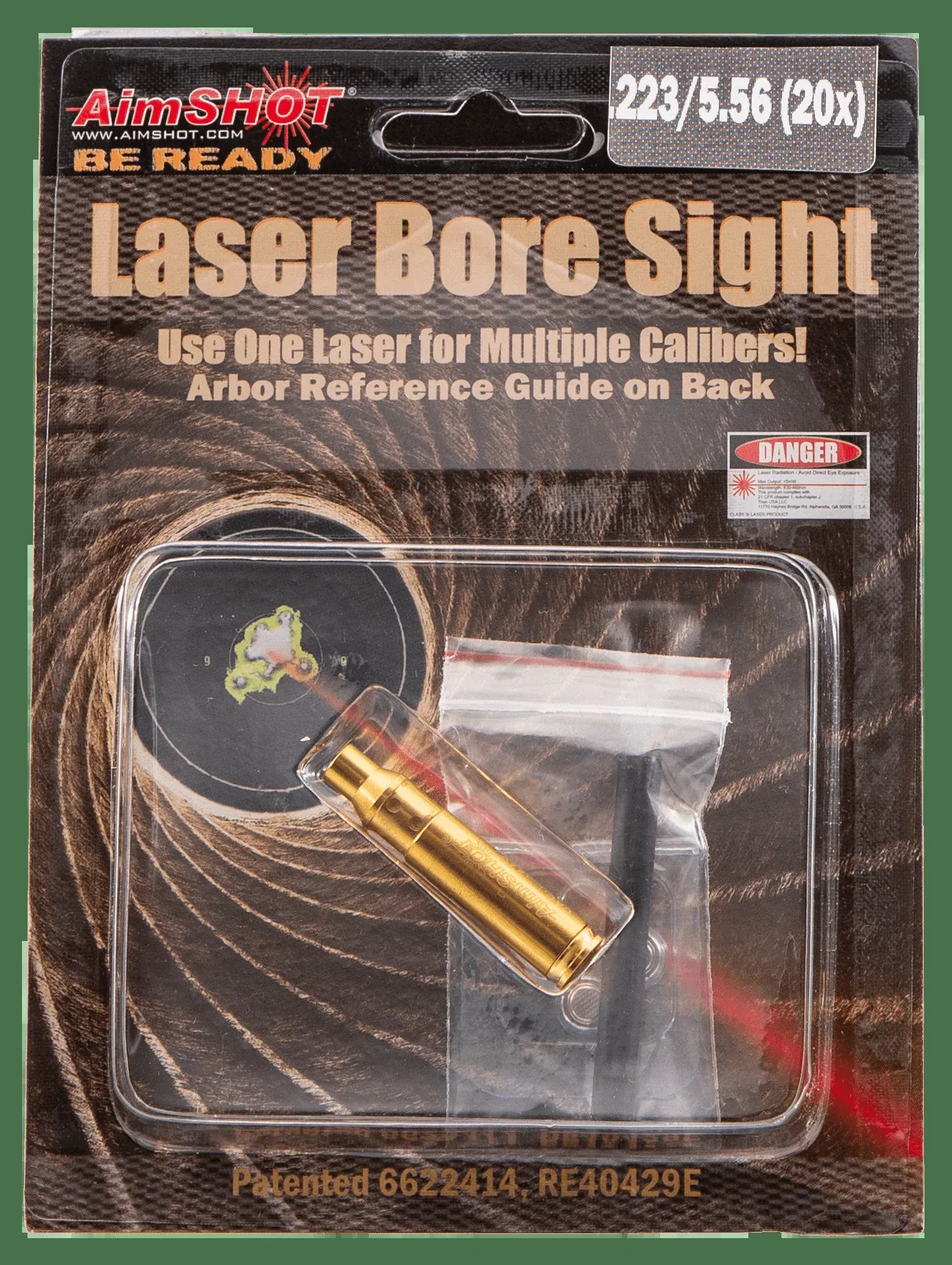 Aimshot Laser Boresighter, Aims Bs22320x223Lsr Boresight 20x