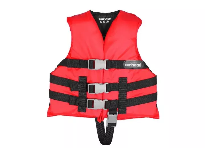 Airhead General Boating Series Child Life Vest – Red• 30002-02-A-RD
