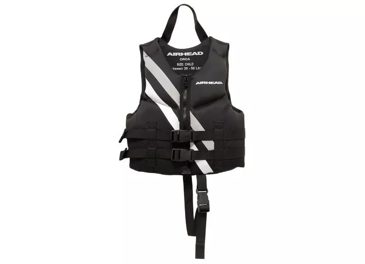 Airhead Orca Neolite Kwik-Dry Life Jacket Vest, Child• 10075-02-B-BK