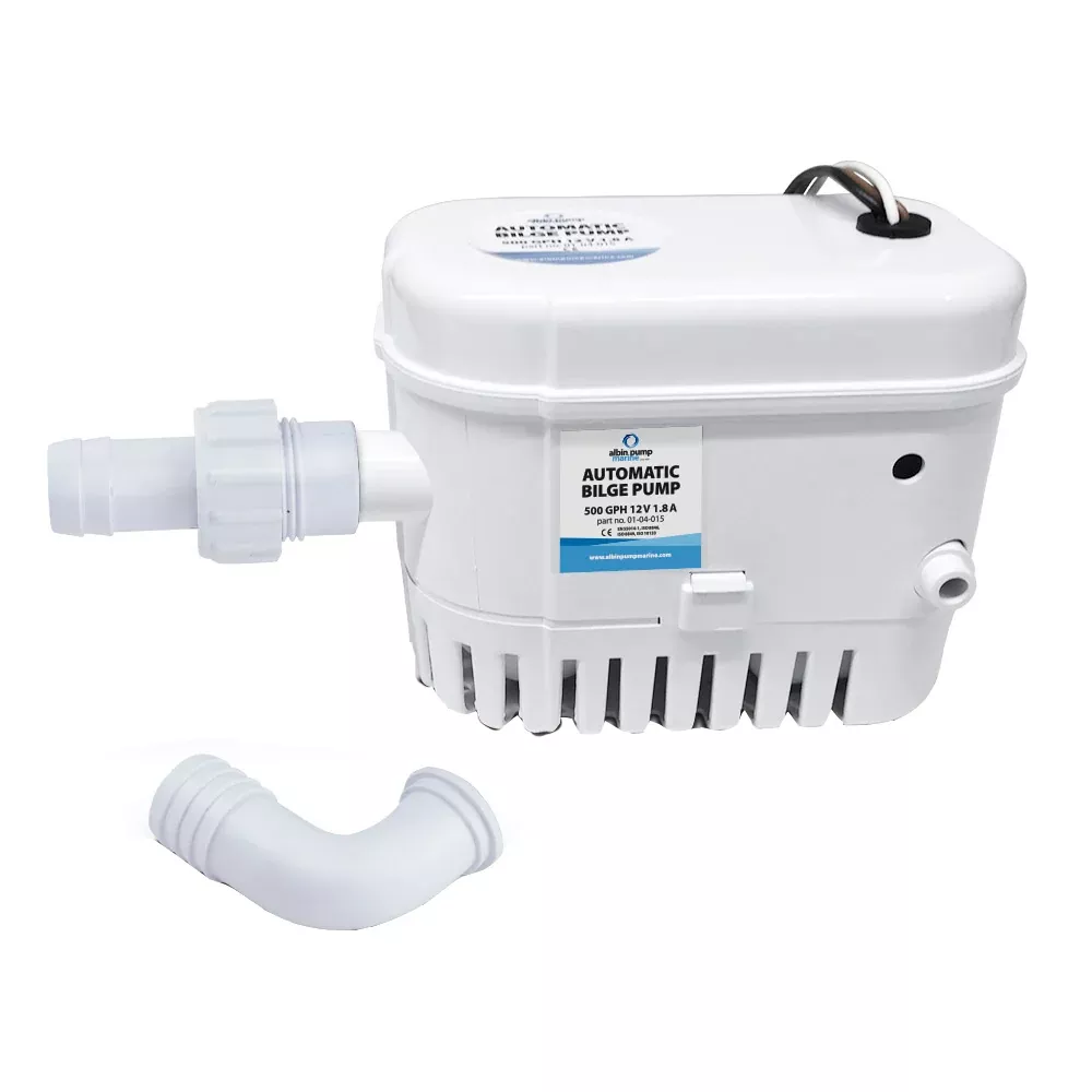 Albin Group Automatic Bilge Pump 500 GPH – 12V [01-04-015]