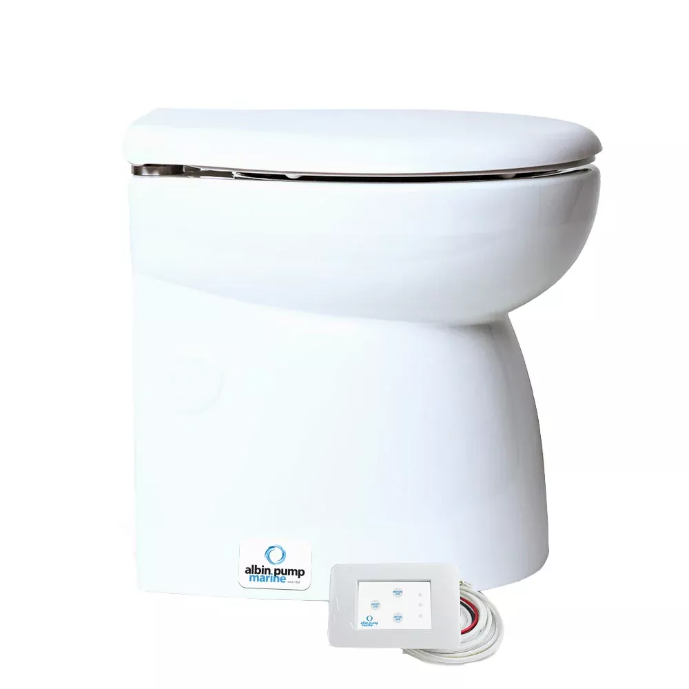 Albin Group Marine Toilet Silent Premium – 24V [07-04-015]