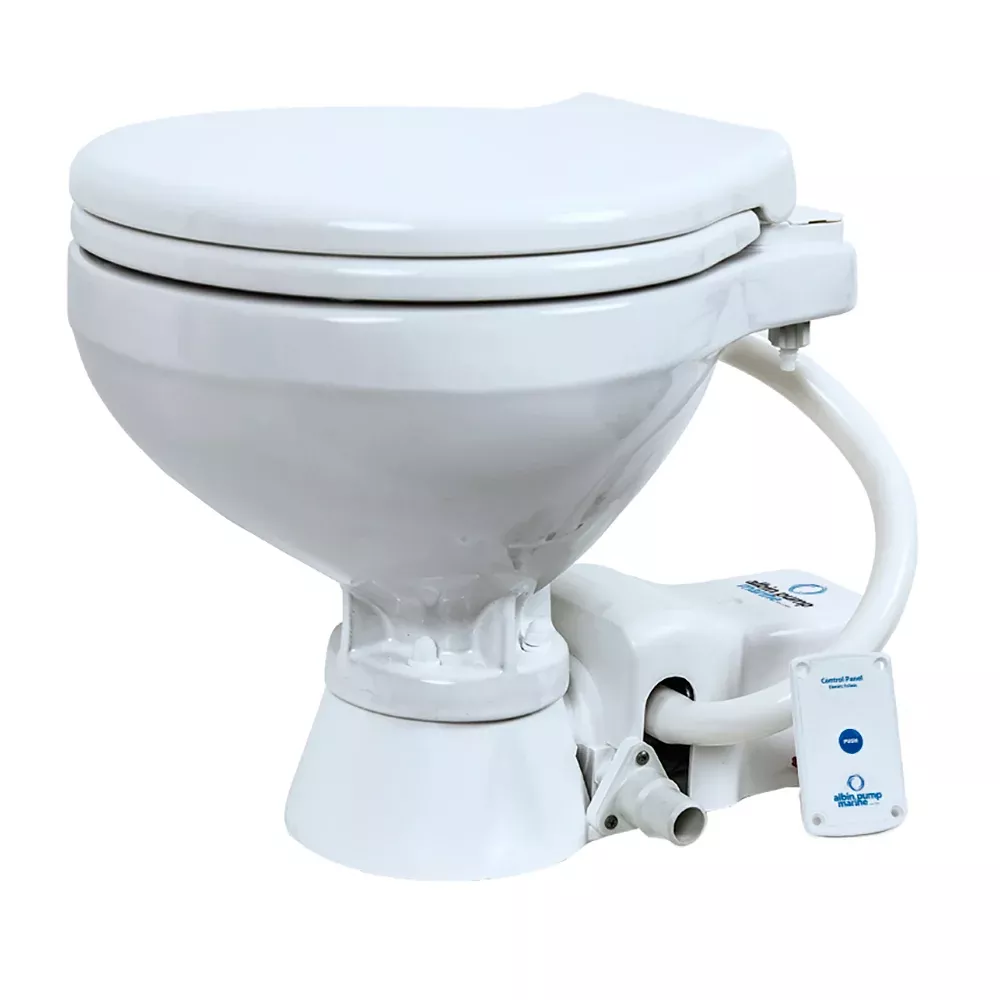 Albin Group Marine Toilet Standard Electric EVO Compact – 24V [07-02-005]