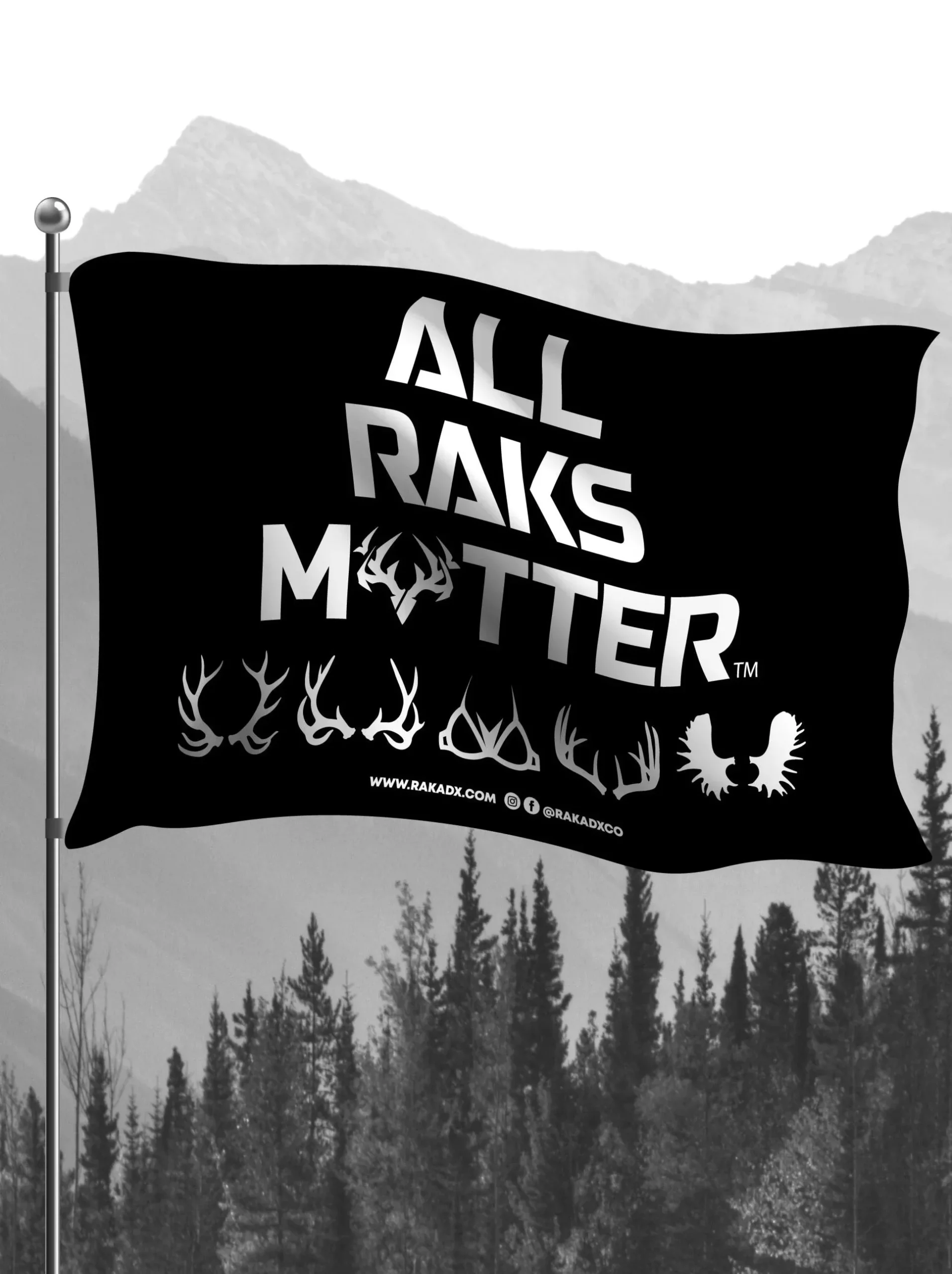 All Raks Matter ™ Flag – 2 Sizes