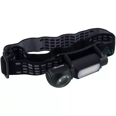 Alpen Tek-light Headlamp 500,250,100,55 Lumen, 30 Red, Rechargeable