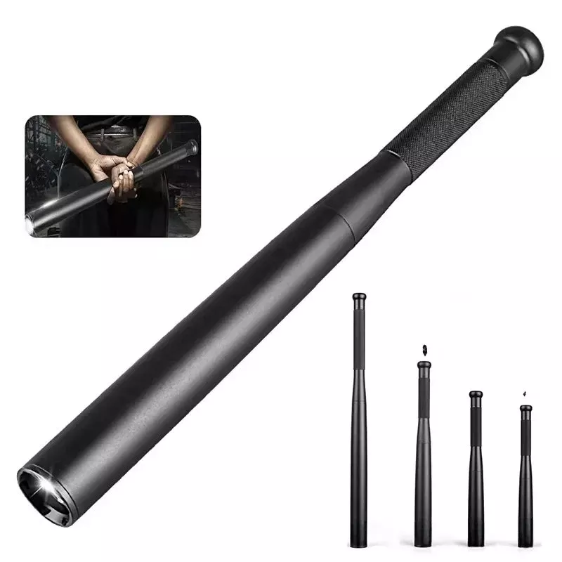 Aluminum Alloy Waterproof LED Flashlight with Bat-Style Handle – Super Bright Light