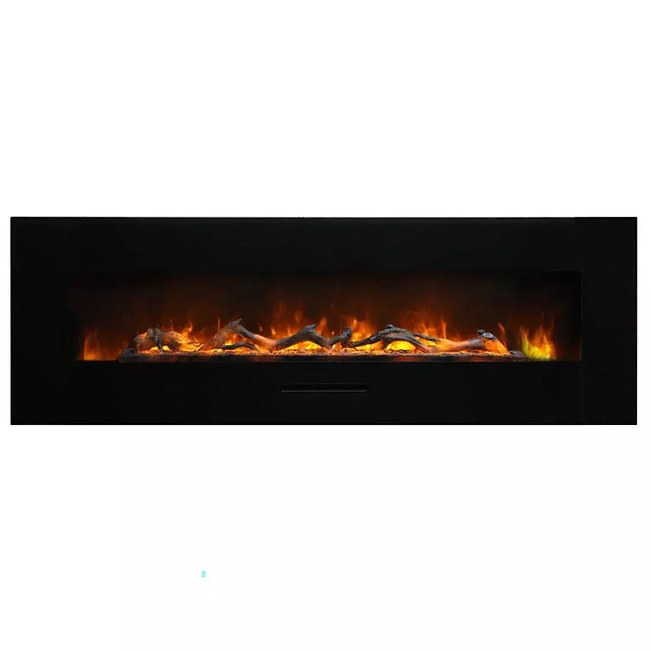 Amantii 26″ Wall Mount/Flush Mount Electric Fireplace with Glass Surround