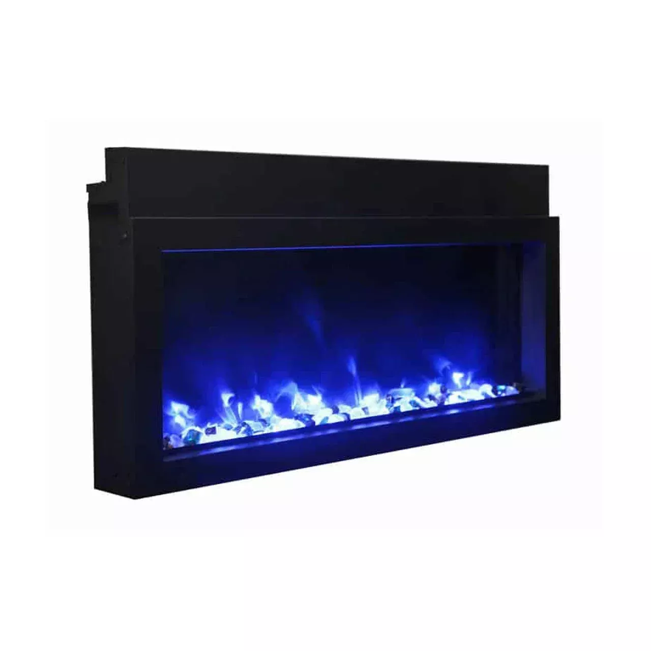 Amantii Panorama Extra Slim 30 Inch Smart Indoor or Outdoor Linear Electric Fireplace