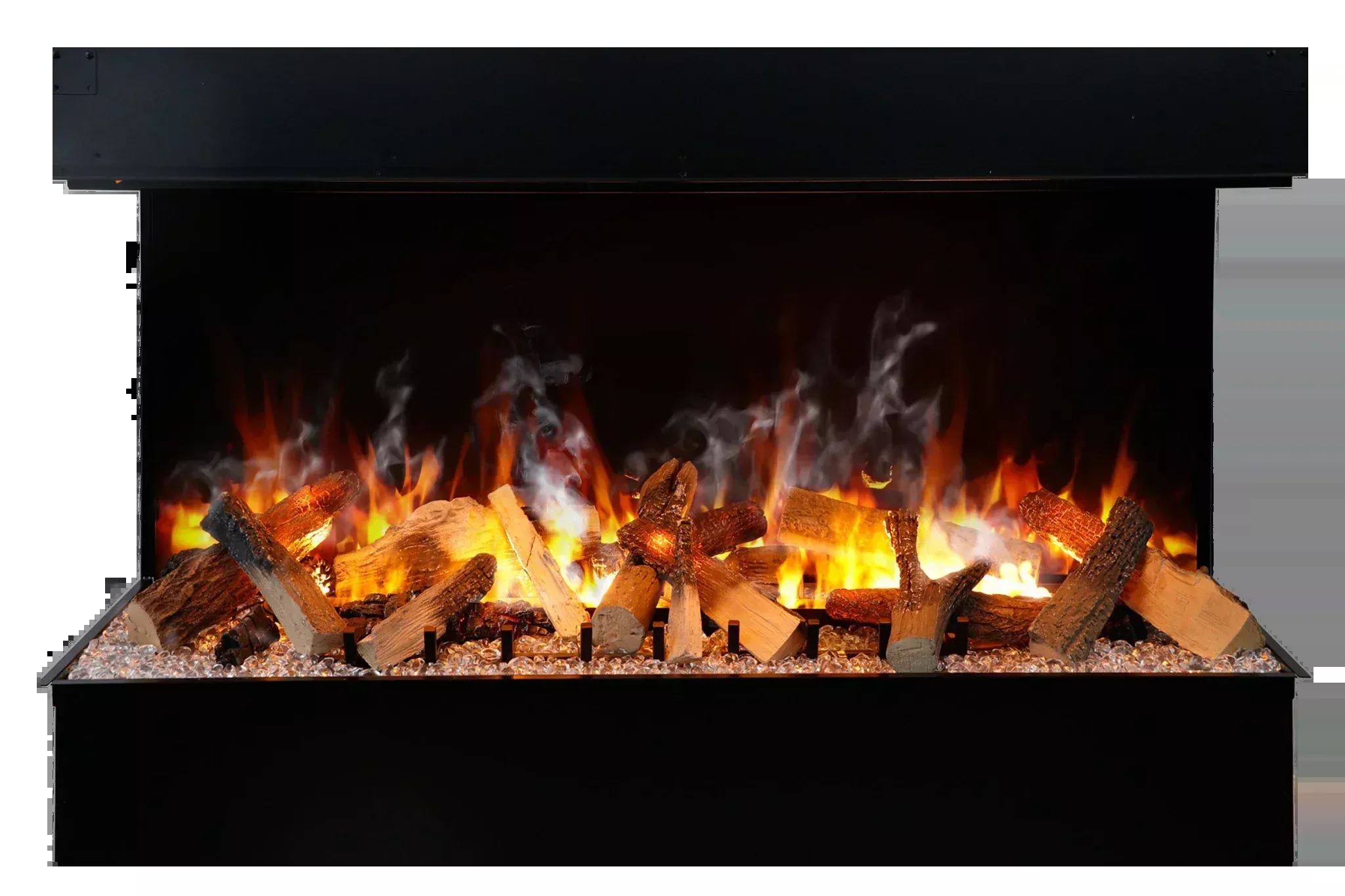 Amantii Signature 55″ TruView Series 3-Sided Electric Fireplace