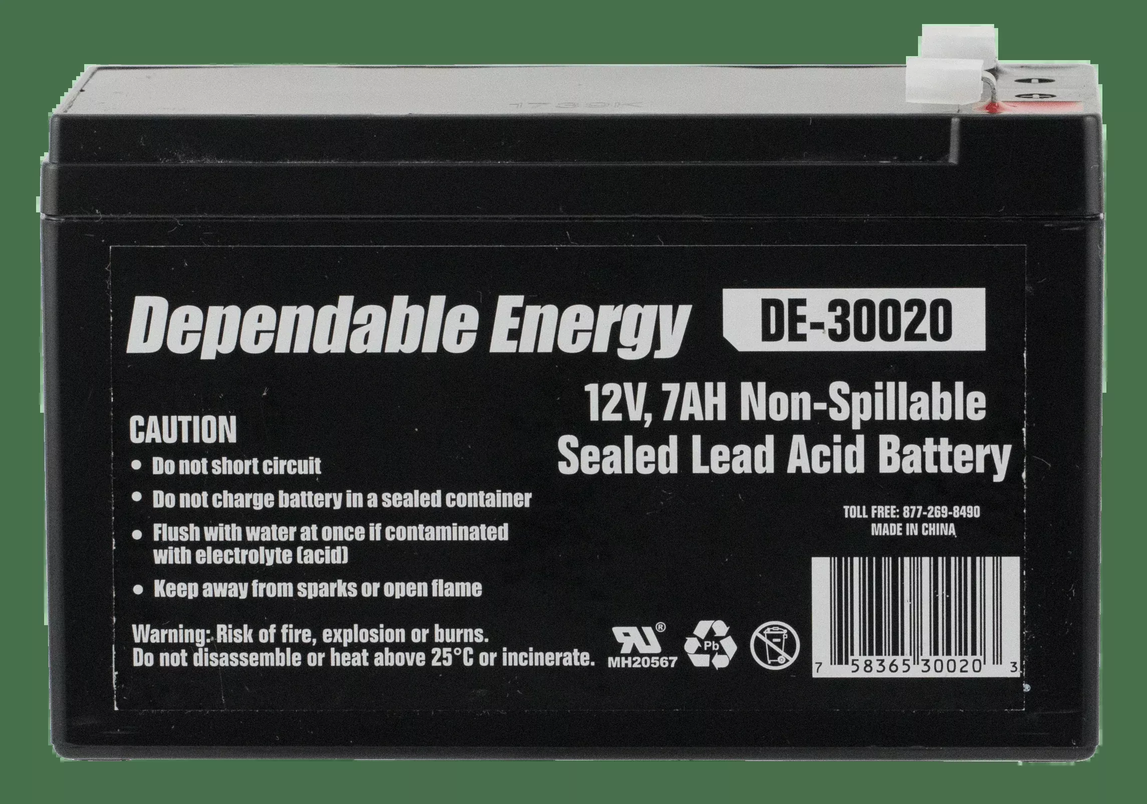 American Hunter Hr, Ahuntr De-30020De1270dc 12v 7ah Rechrg Battery