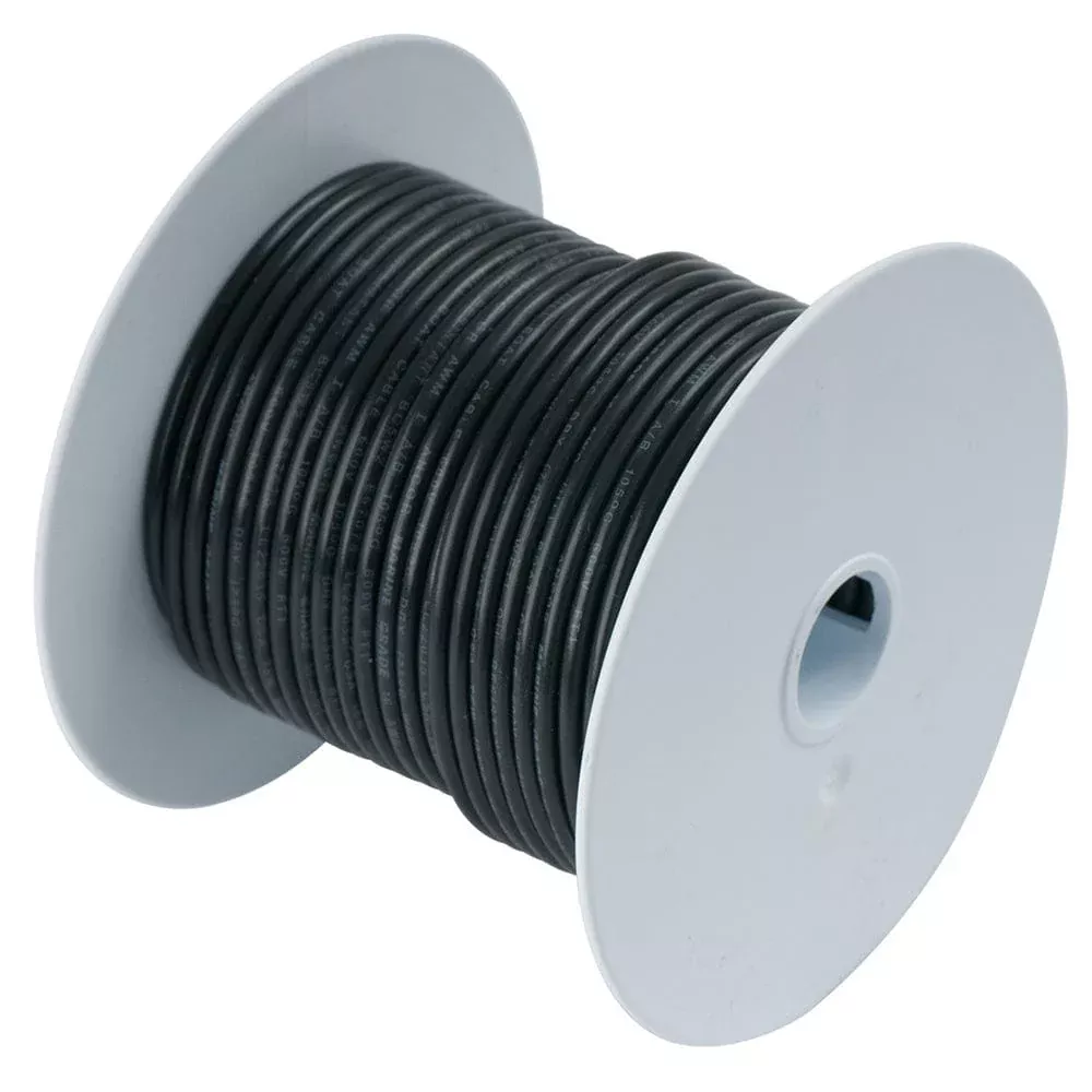 Ancor Black 4 AWG Tinned Copper Battery Cable – 50′