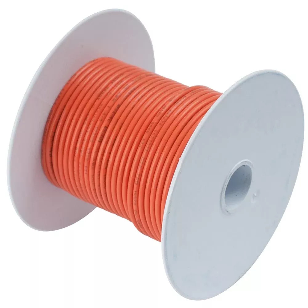 Ancor Orange 10 AWG Tinned Copper Wire – 100′