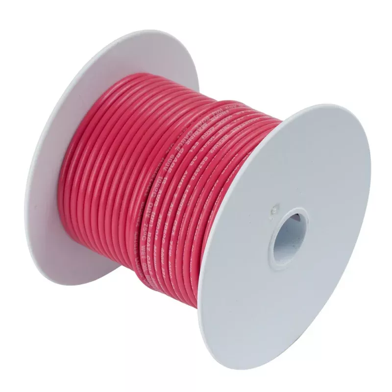 Ancor Red 8 AWG Tinned Copper Wire – 500′