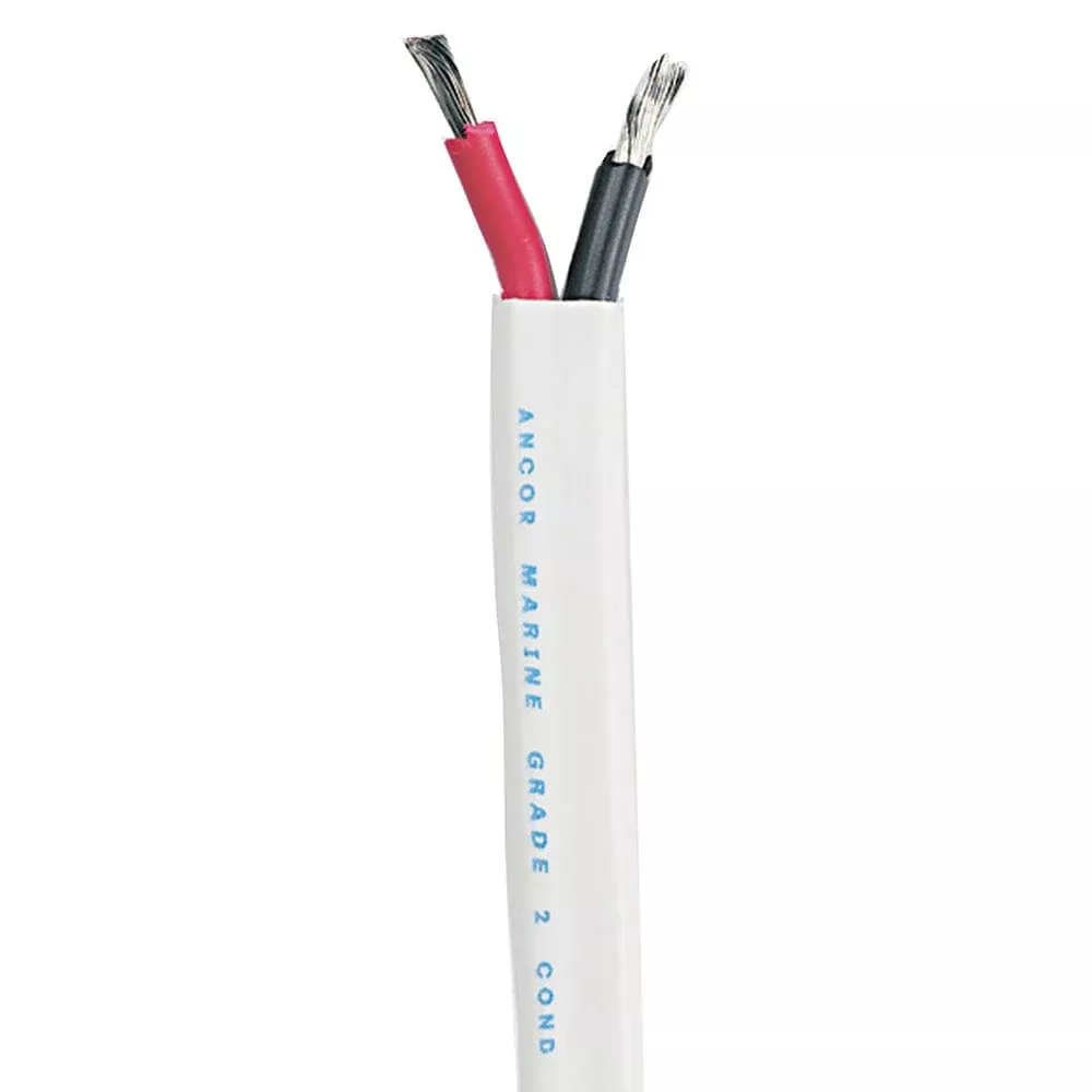 Ancor Standard Duplex Cable – Flat 8/2 AWG – 2 x 8mm² Red/Black – 50′