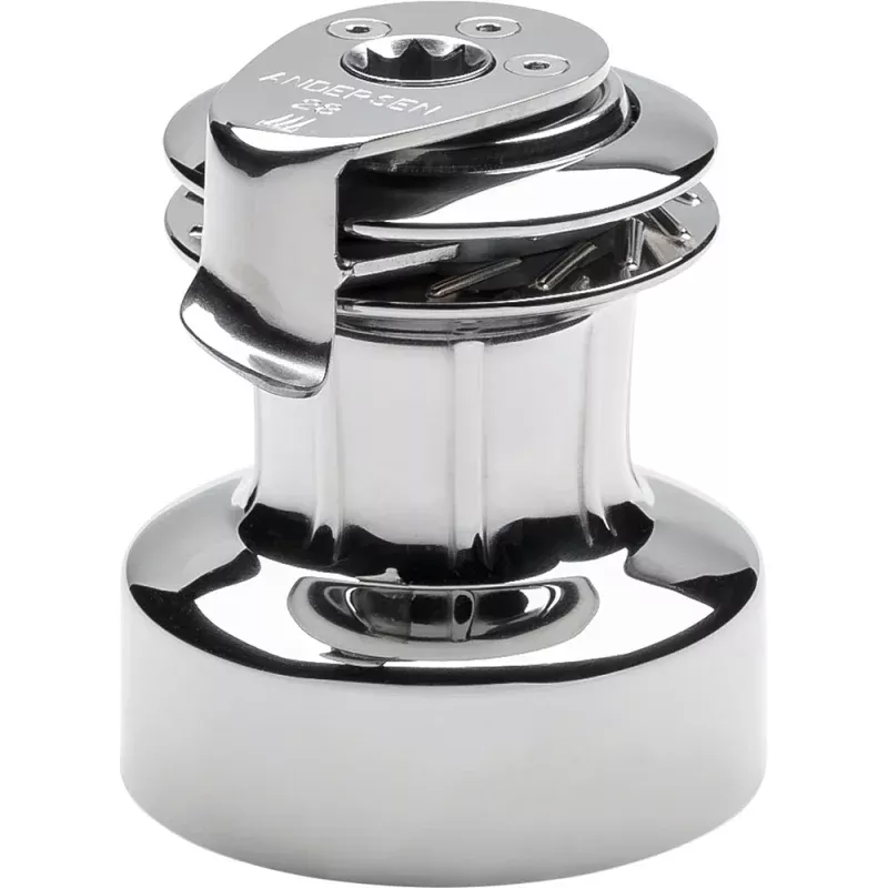 ANDERSEN 28 ST FS– 2-Speed Self-Tailing Manual Winch – Full Stainless Steel