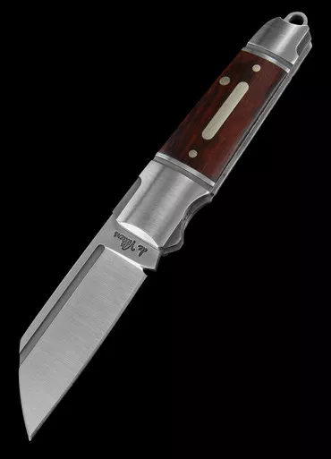Andre de Villiers Micro Butcher Dark Wood Folding Knife
