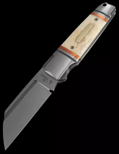 Andre de Villiers Pocket Butcher Bone Copper Folding Knife