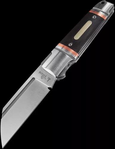 Andre de Villiers Pocket Butcher Ebony Copper Folding Knife