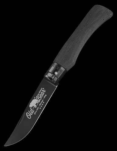 Antonini Old Bear Classical Total Black Folding Knife