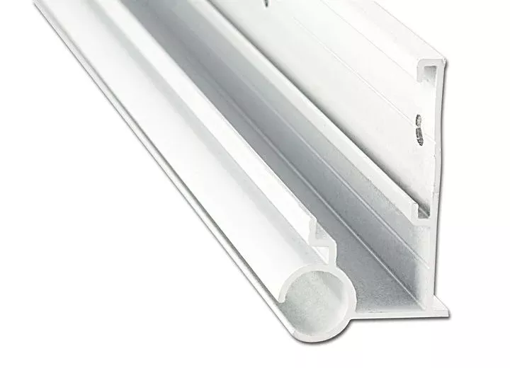 AP Products 16′ Insert Gutter/Awning Rail, Polar White• 021-56301-16