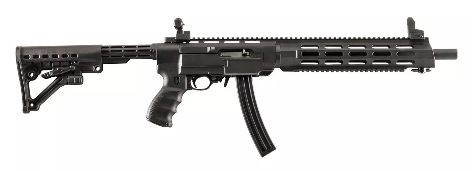 Archangel Style Conversion Stock Black Synthetic 6 Position with Rail for Ruger 10/22