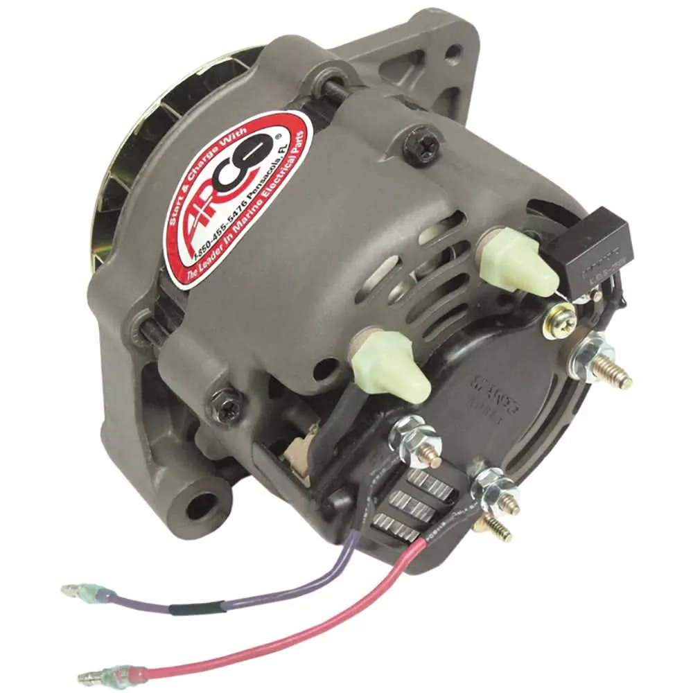 ARCO Marine Premium Replacement Alternator w/Multi-Groove Pulley – 12V 55A – 60055