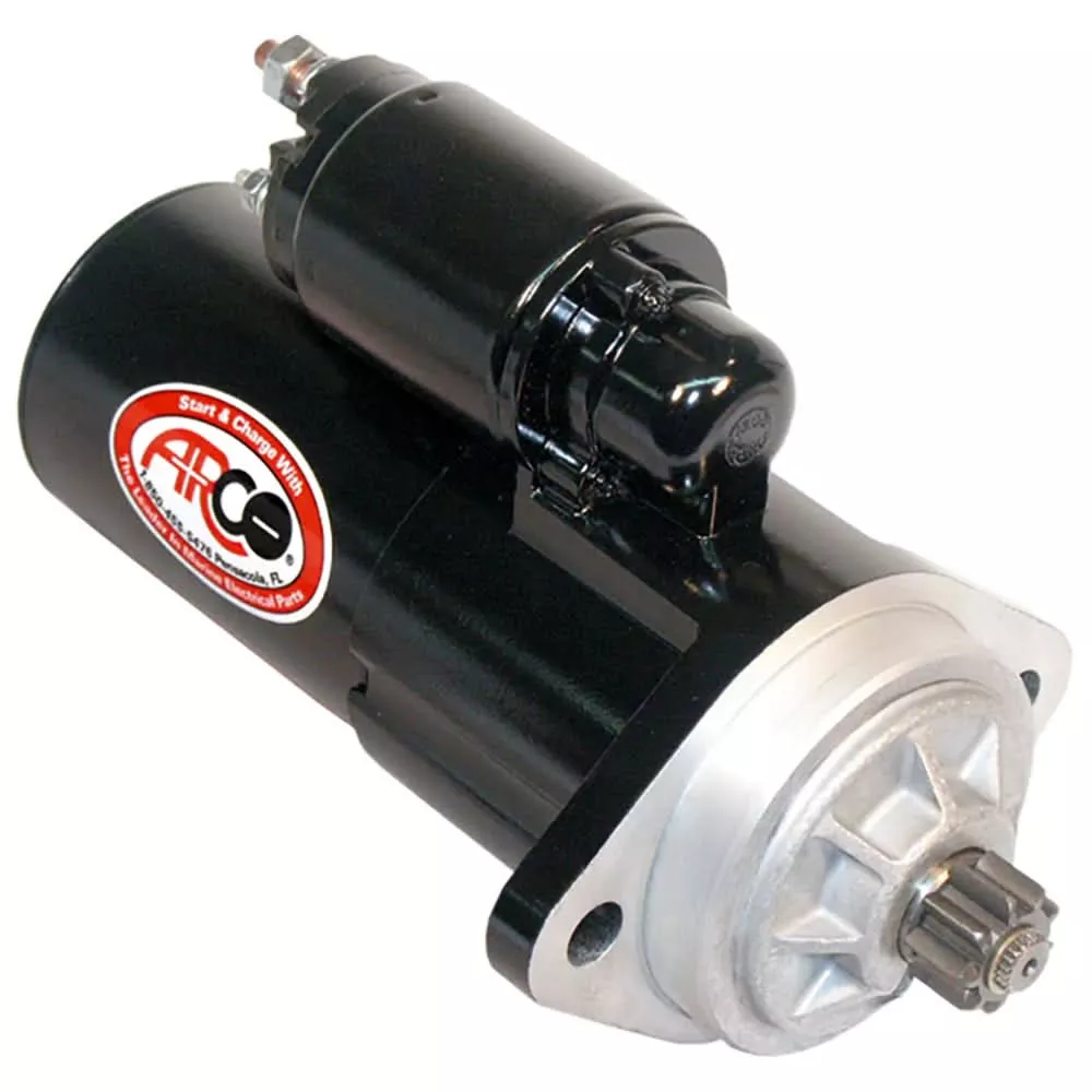 ARCO Marine Top Mount Inboard Starter with Gear Reduction - Counter Clockwise Rotation - 30459