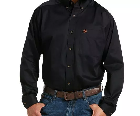 Ariat Men’s Black Solid Classic Twill Shirt #10000502