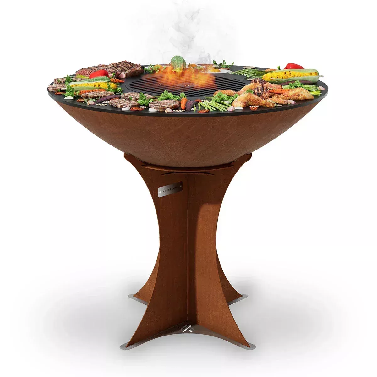 Arteflame XXL 40″ Flat Top Grill – High Euro Base