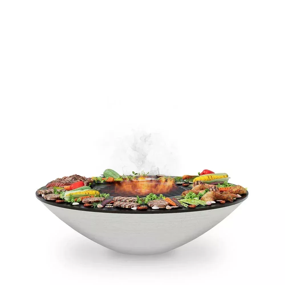 Arteflame XXL 40″ Platinum Edition Fire Pit With Cooktop