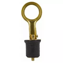 Attwood Marine Drain Plug Brass Snap Handle