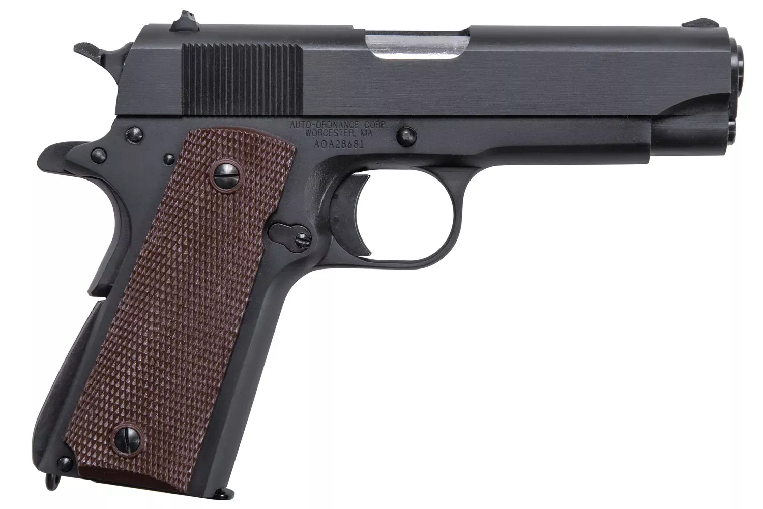 Auto-Ordnance 1911-A1 Commander 45 ACP, 4.25″ 7+1 Black, 1911BKOC