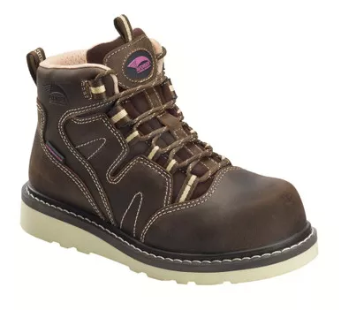 AVENGER Womens Wedge Composite Toe Waterproof Work Boots