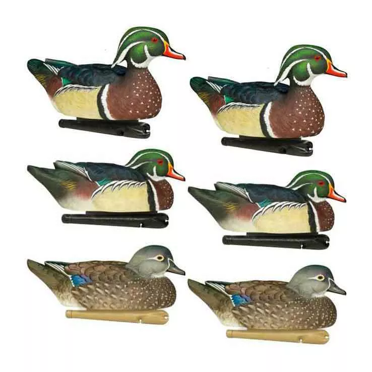 Avian-X Top Flight Wood Duck Decoy 6 Pack #8083WD