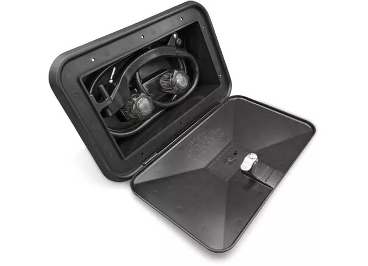 B&B Molders Exterior Shower, Black• 94196