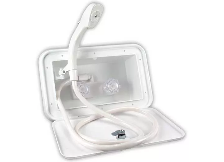B&B Molders Exterior Shower, Polar White• 94195
